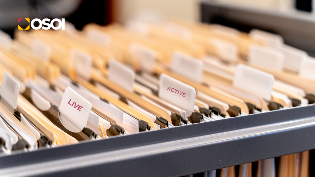 FILE DRAWER WITH LIVE AND ACTIVE CASES